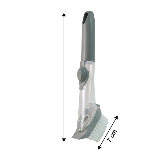 2 In 1 Soap-dispensing Dish Brush - (Set)