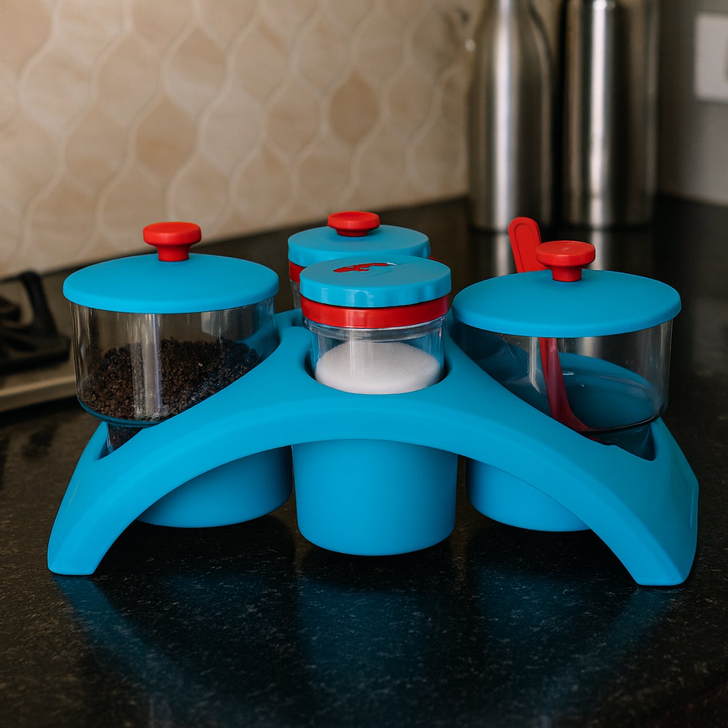 Supermom 4x Pickle With Salt  Pepper Storage Set