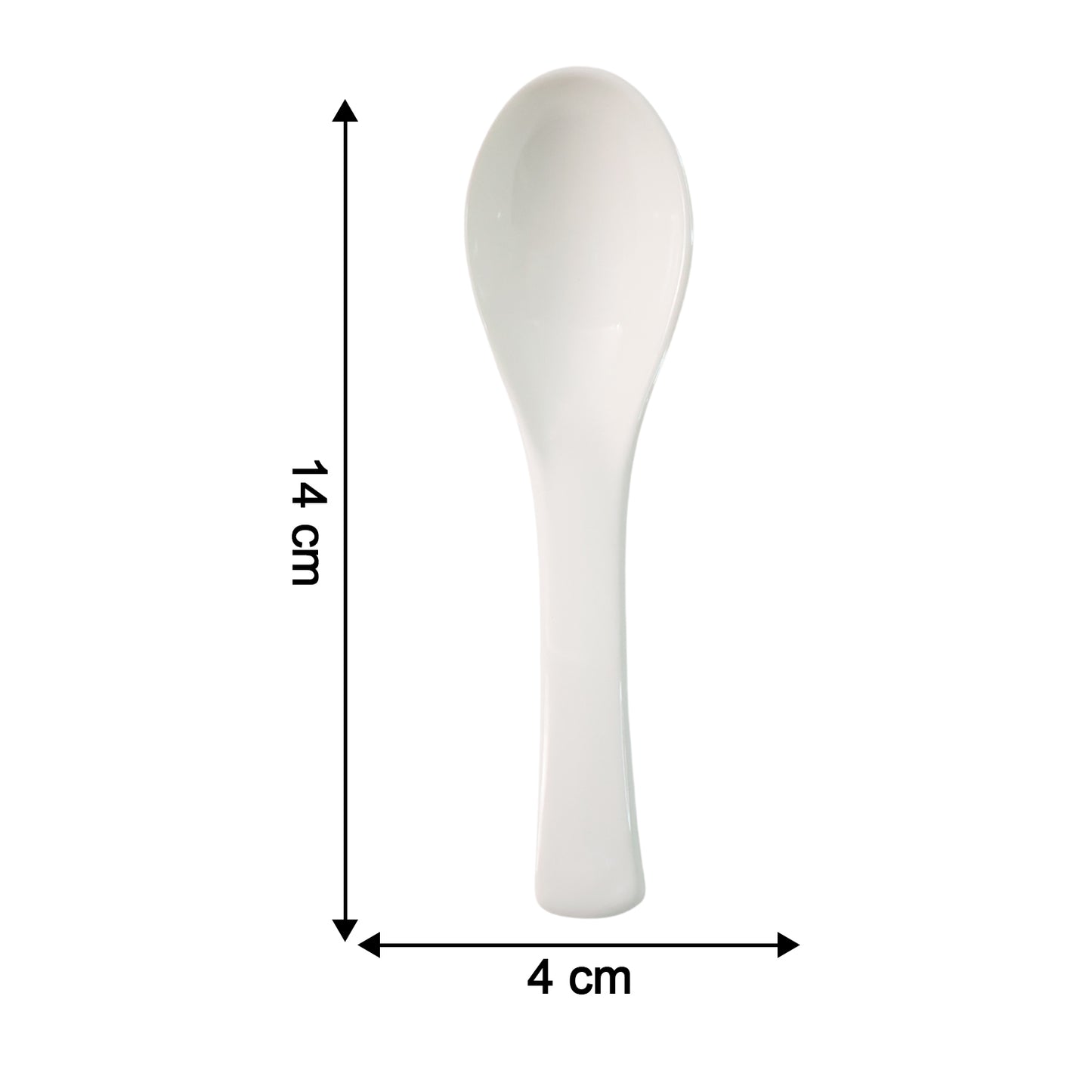 Plastic Soup Spoon  Deep Bowl (1 Pc  White)