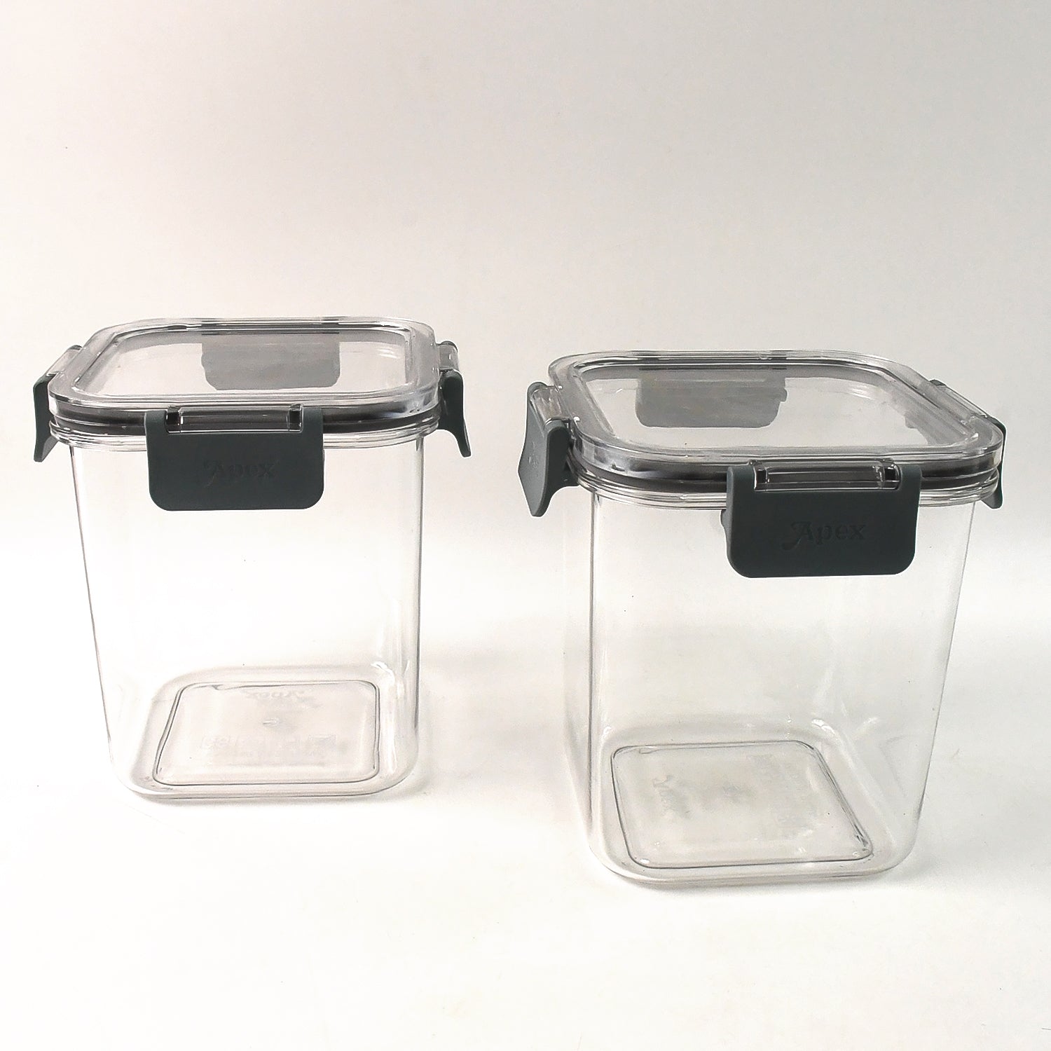 Apex Press N Lock Airtight Food Storage Container Set (2pc900ml) Approx