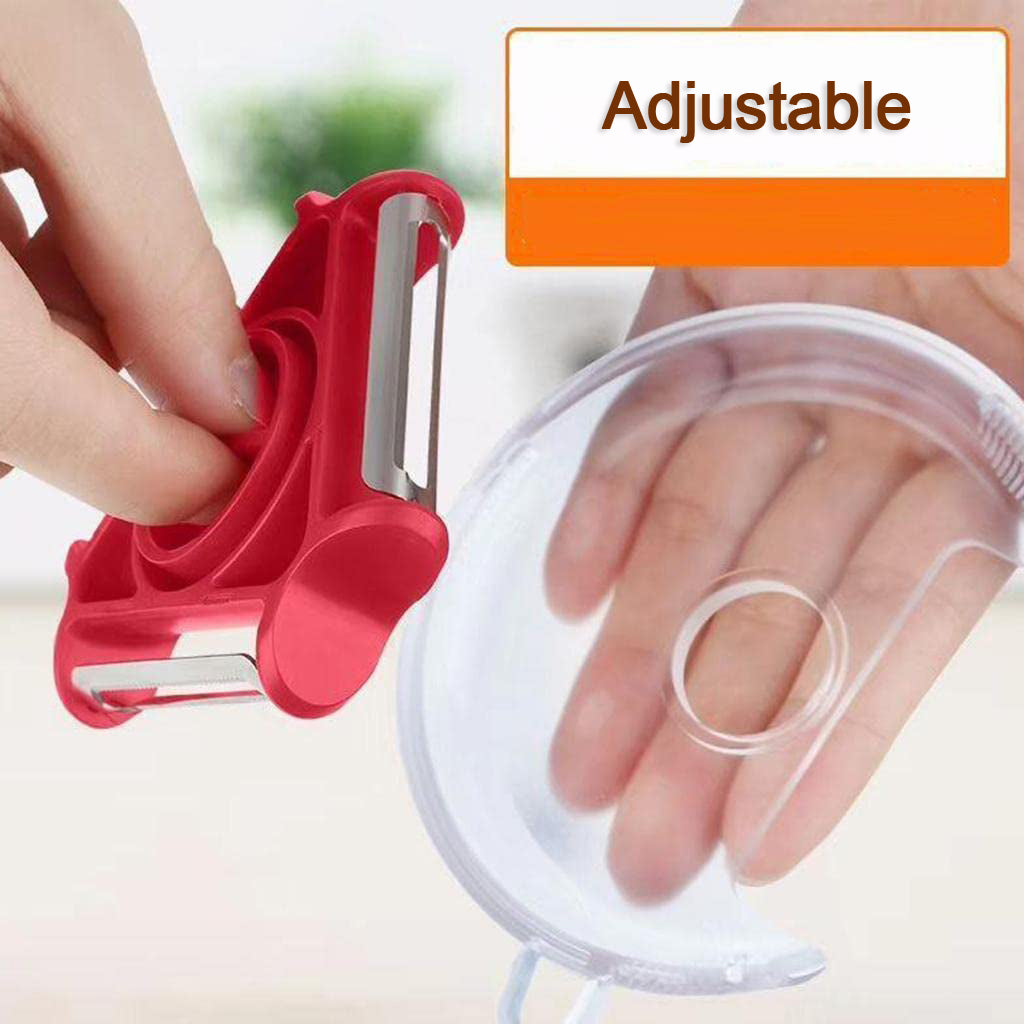 2937  3 In 1 Multi Function Three Use Rotary Hanging Round Planer Peeler And Cutter Vegetable Slicer Kitchen Tools Kitchen Gadgets