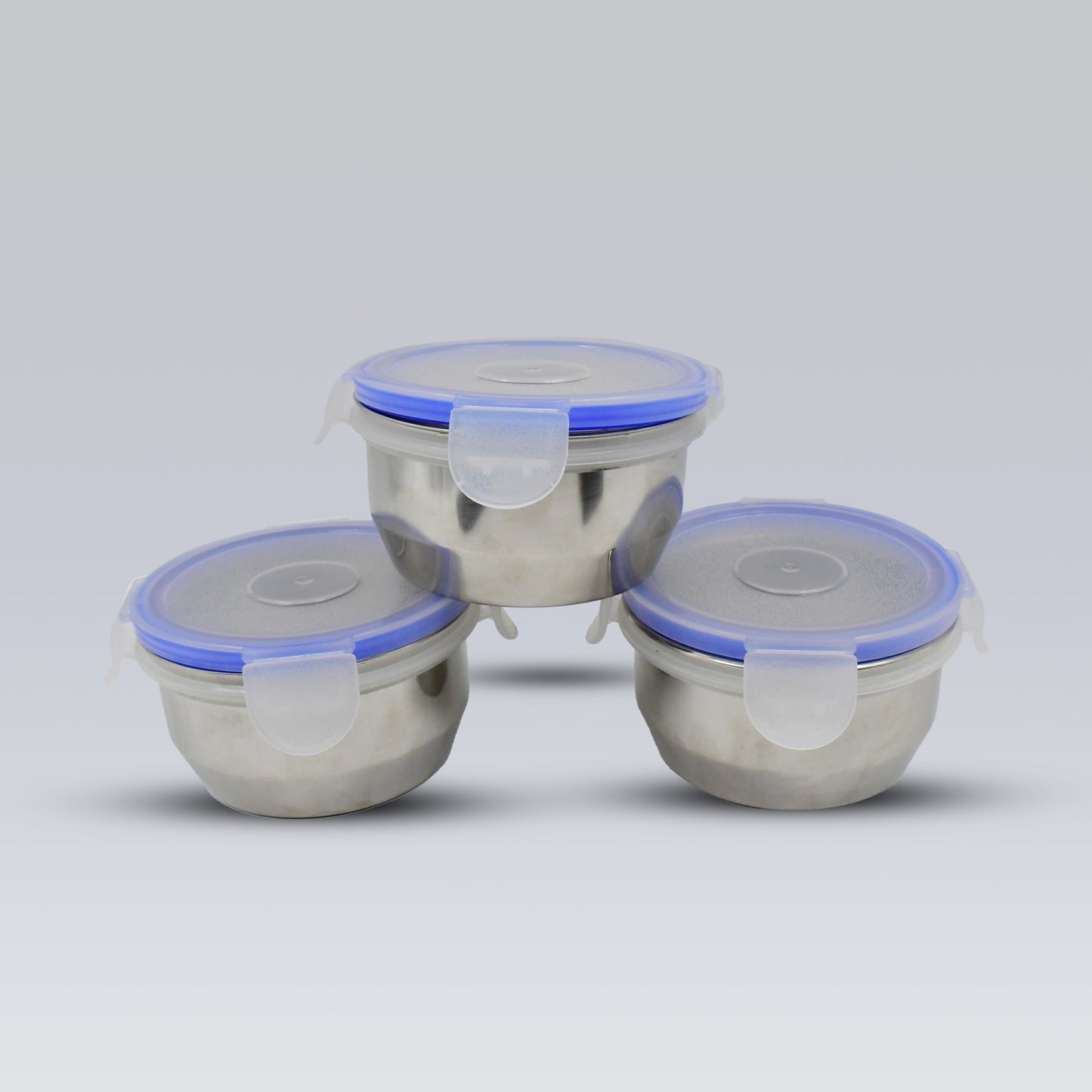 Airtight  Leak Proof Stainless Steel Container Multi Compartment Lunch Box Carry To All Type Lunch In Lunch Box  Premium Quality Lunch Box Ideal For Office  School Kids  Travelling Ideal (3 Different Lunch Box)