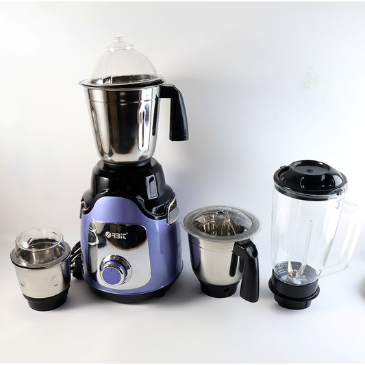 Orbit Heavy Duty 1 Hp (746) Watts Mixer Grinder With 4 Multipurpose Jars