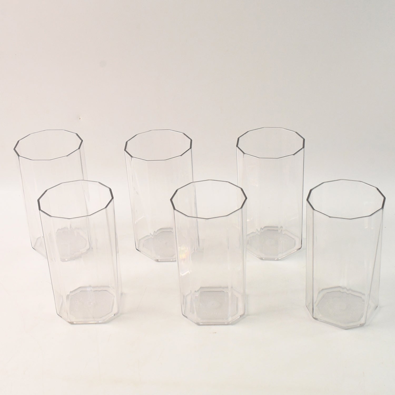 Apex Merino N Glass Unbreakable Plastic Drinking Glass Set (6pc300ml) Approx