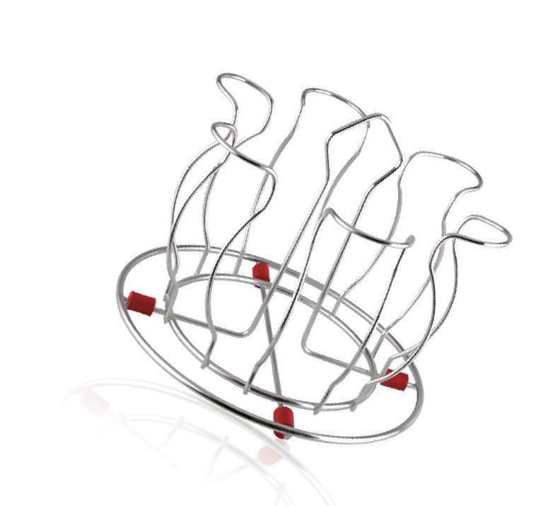 2134 Stainless Steel Glass Holder Glass Hanging Organizer For Kitchen Bars Pubs