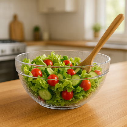 Transparent Idli Mixing  Serving Bowl  Textured Plastic Kitchen Bowl (1 Pc)