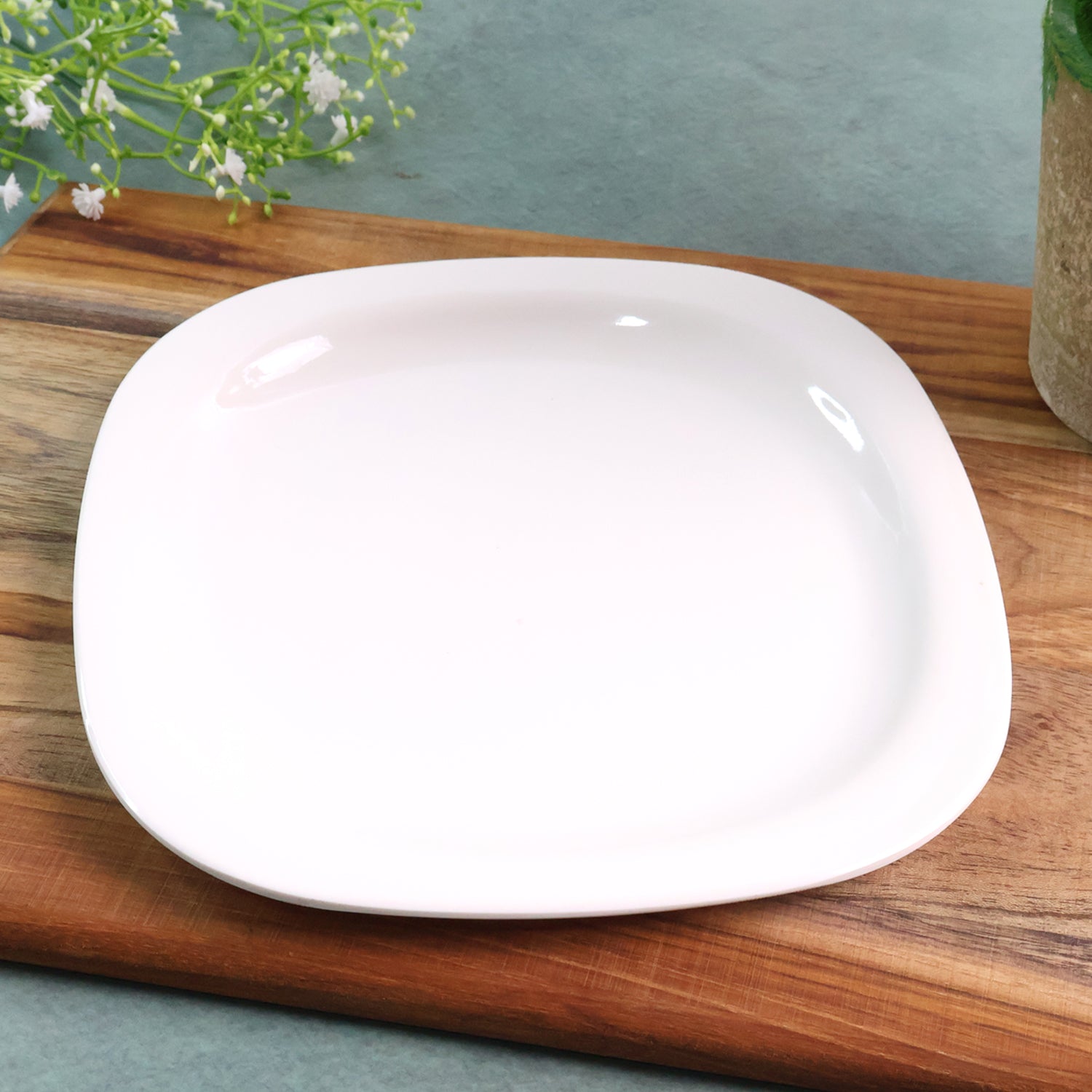 Premium Square Dinner Plate (32 Cm  1 Pc)