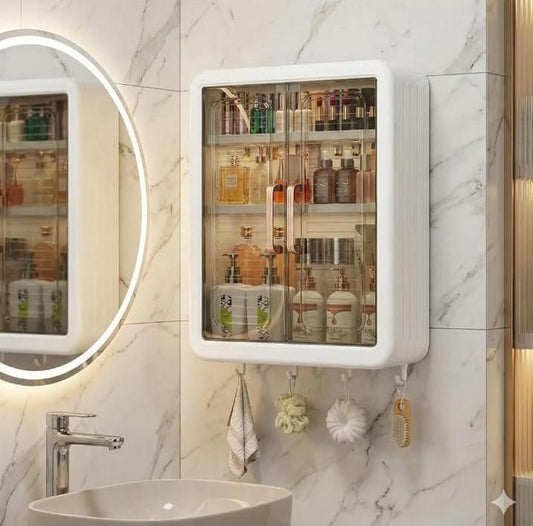 Minimalist Wall-Mounted Storage Box for The Bathroom vq24de-vg