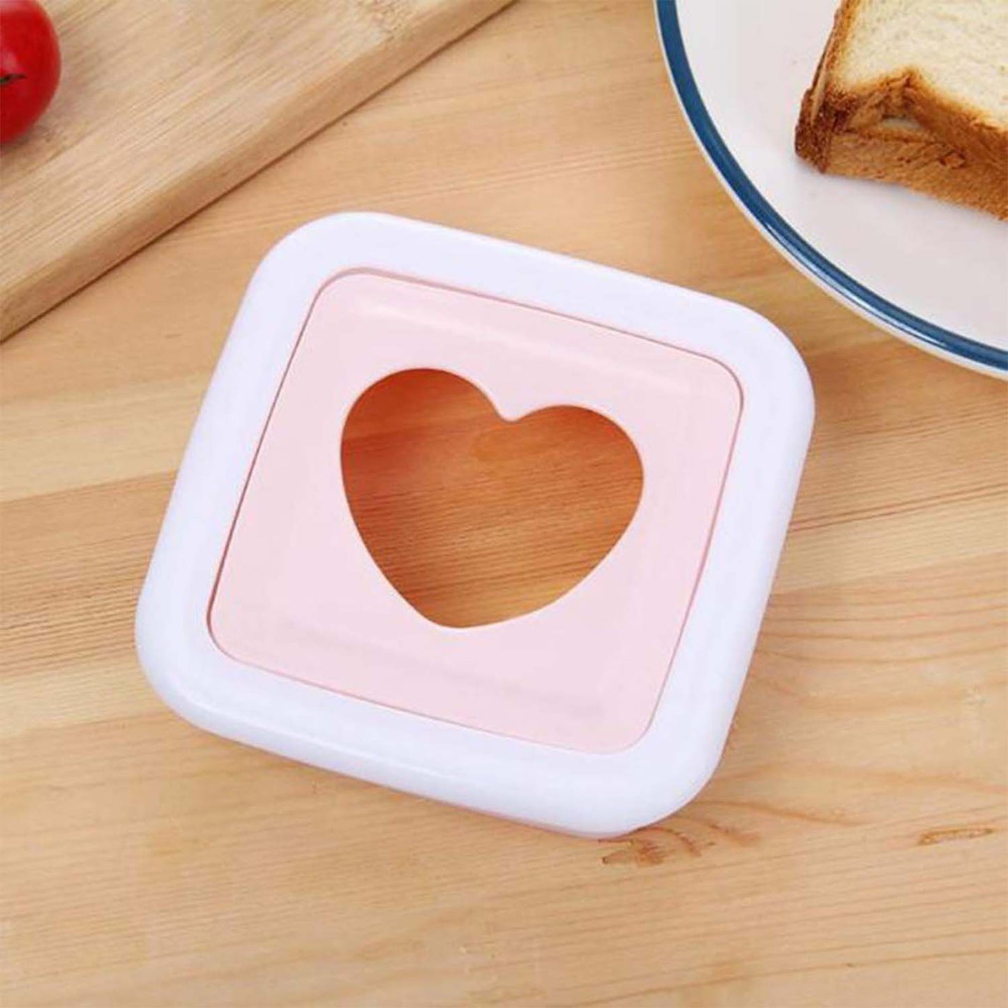 Heart Shape Sandwich Cutter  Bread Press (1 Pc)