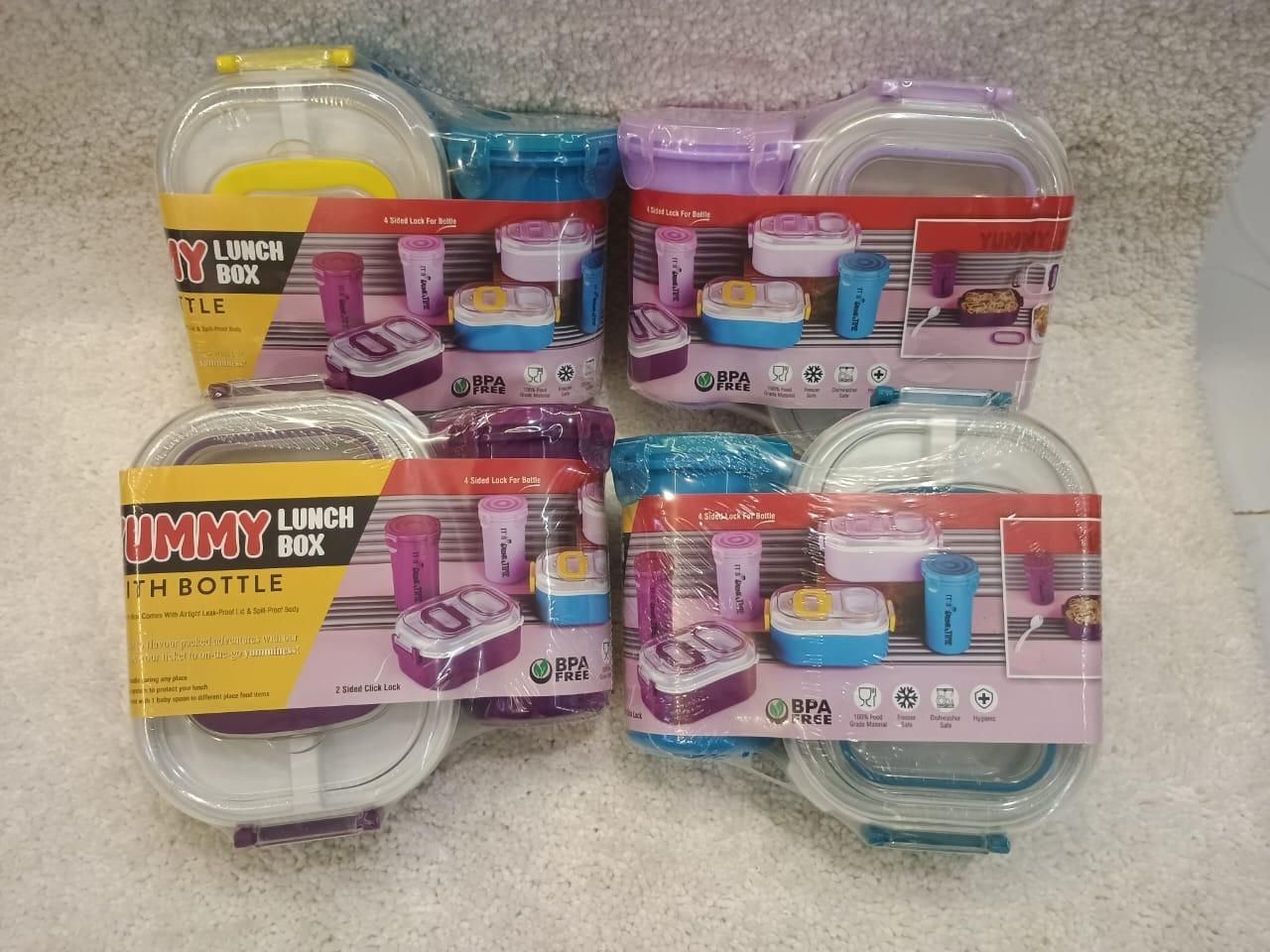 Lunchbox with Bottle Leak Proof & BPA Perfect Lunchbox