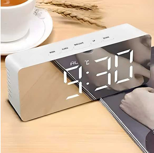 Digital Smart Back Light Table Mirror Alarm Clock vq24de-vg