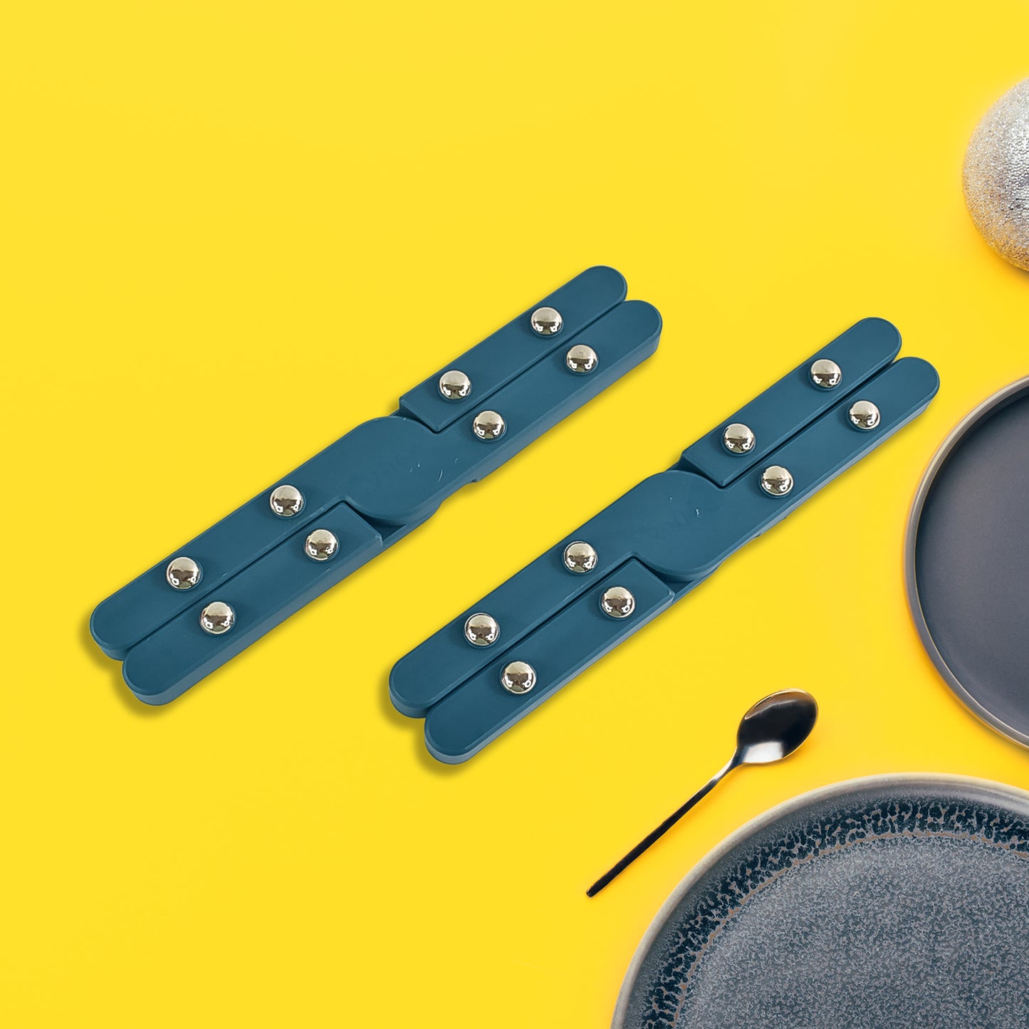 Apex Foldable Hot Mate Set  2 Pcs Folding Pan Stand For Hot Pots