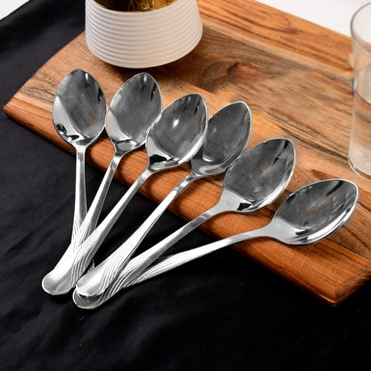 Supermom Stainless Steel Dining Spoons (6 Pc  Set)