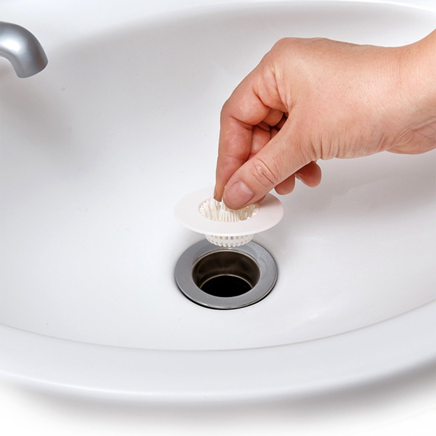 5 Pcs Multipurpose Sink Drain Hair Catcher  Strainer Filter (3045 Mm)