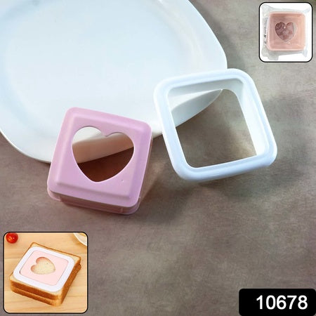 Heart Shape Sandwich Cutter  Bread Press (1 Pc)