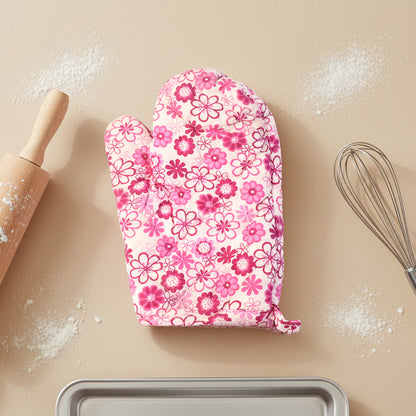 2929 Designer Multicoloured Oven Mitt And Pot Holder (24 Cm)