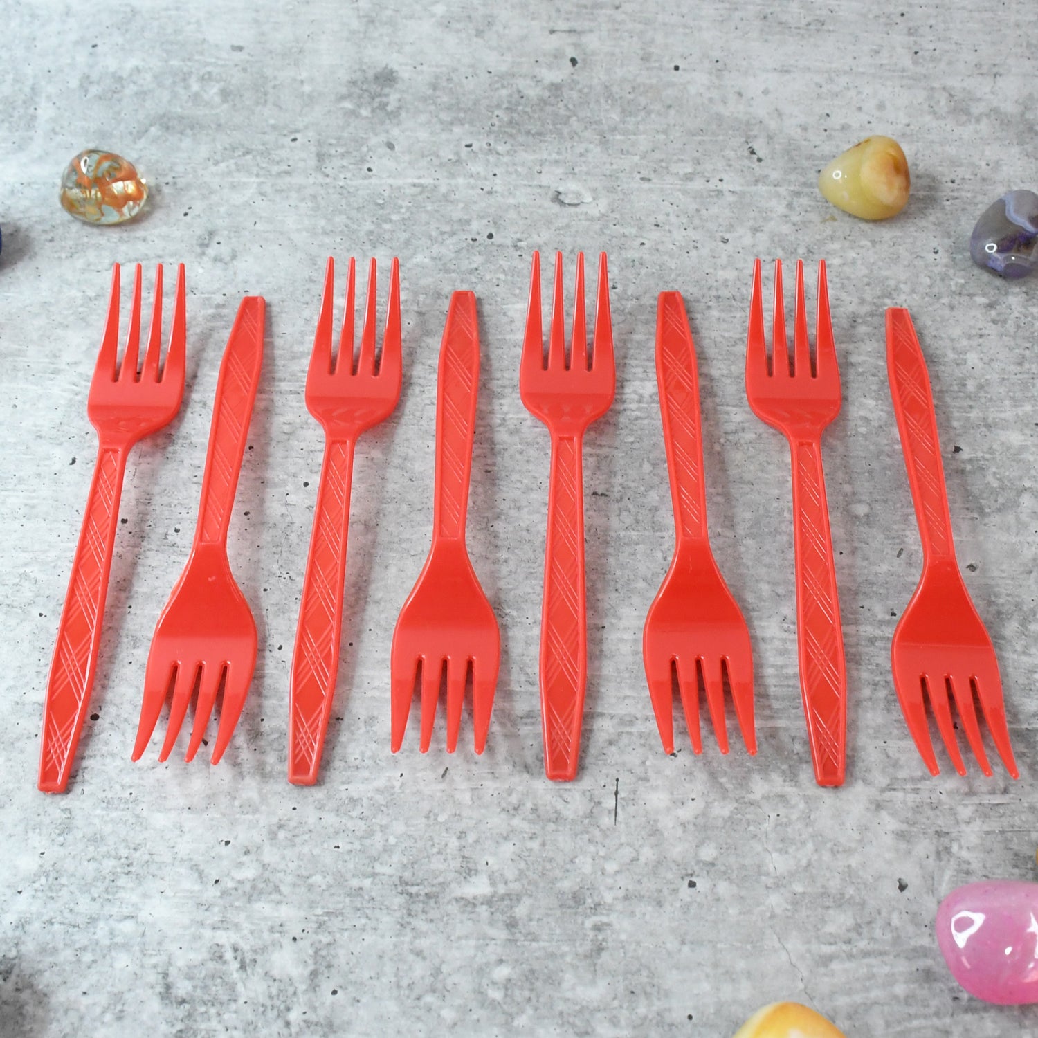 Premium Disposable Plastic Forks (1 Pc)