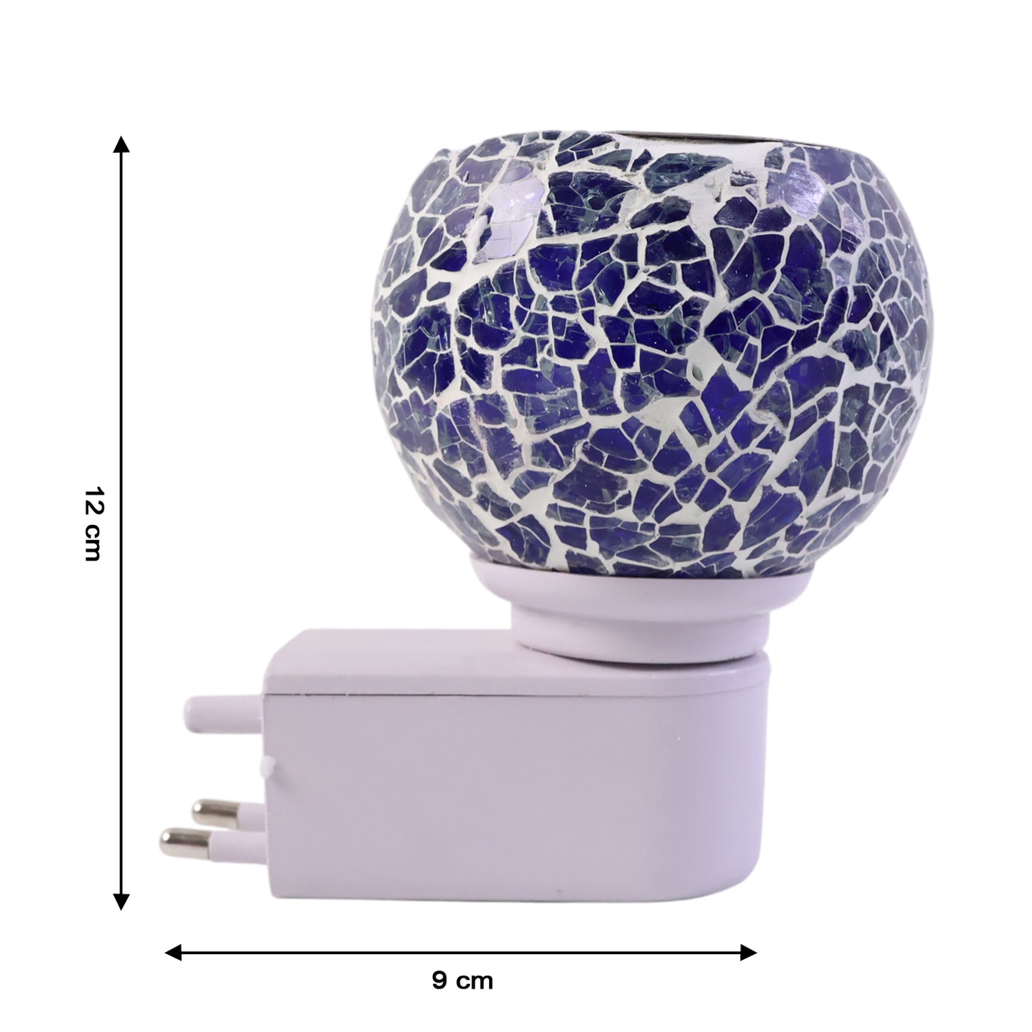 Kapoor Dani Mosaic Glass Electric Night Lamp (1 Pc)