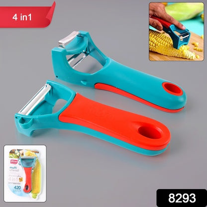 4-in-1 Multi-functional Vegetable  Fruit Peeler (1 Pc)
