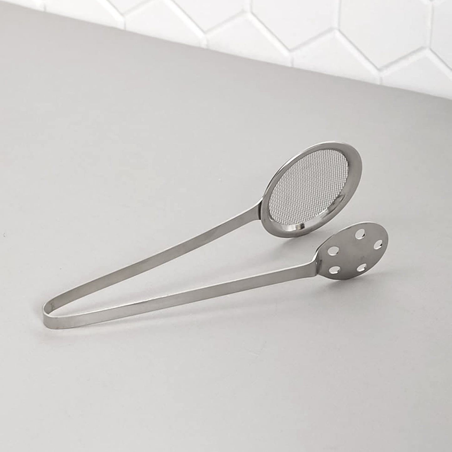 Apex Stainless Steel Skimmer Serving Tong