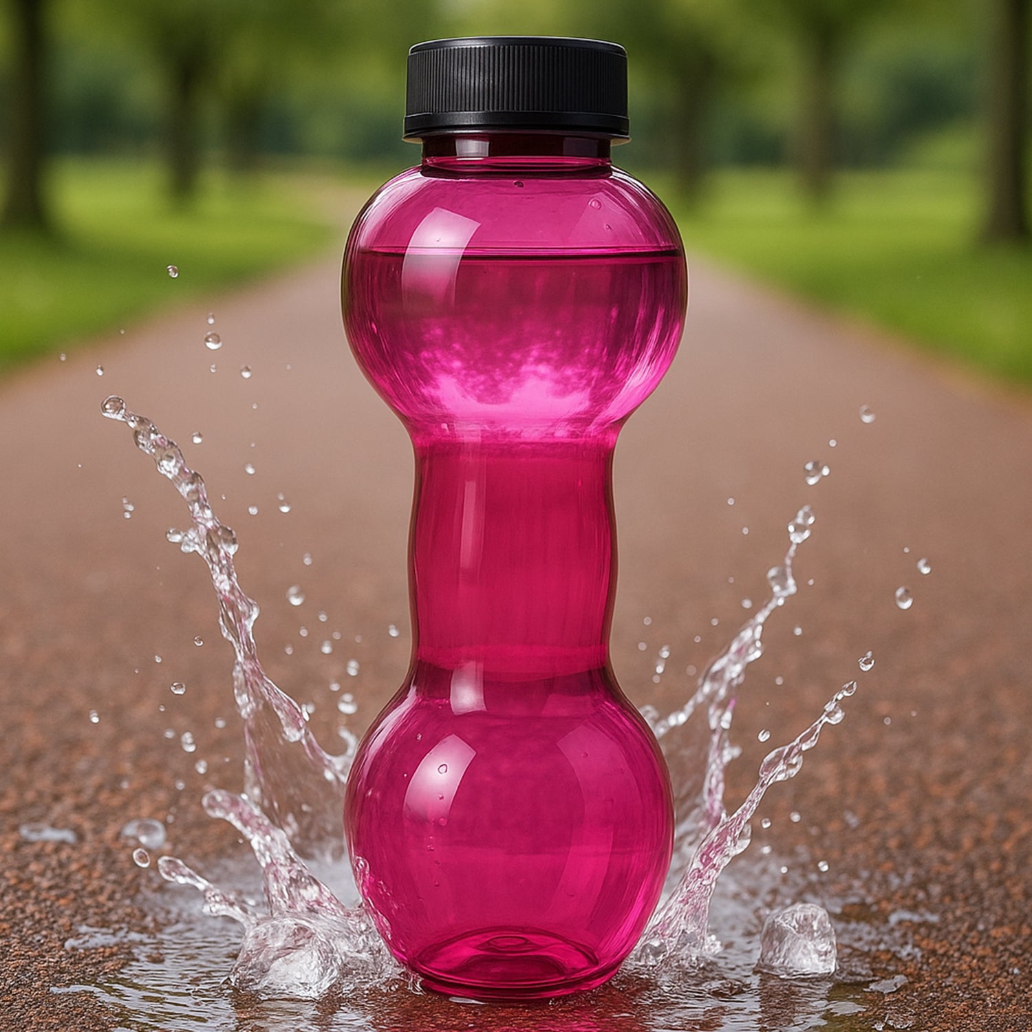 Plastic Water Dumbbells Bottle