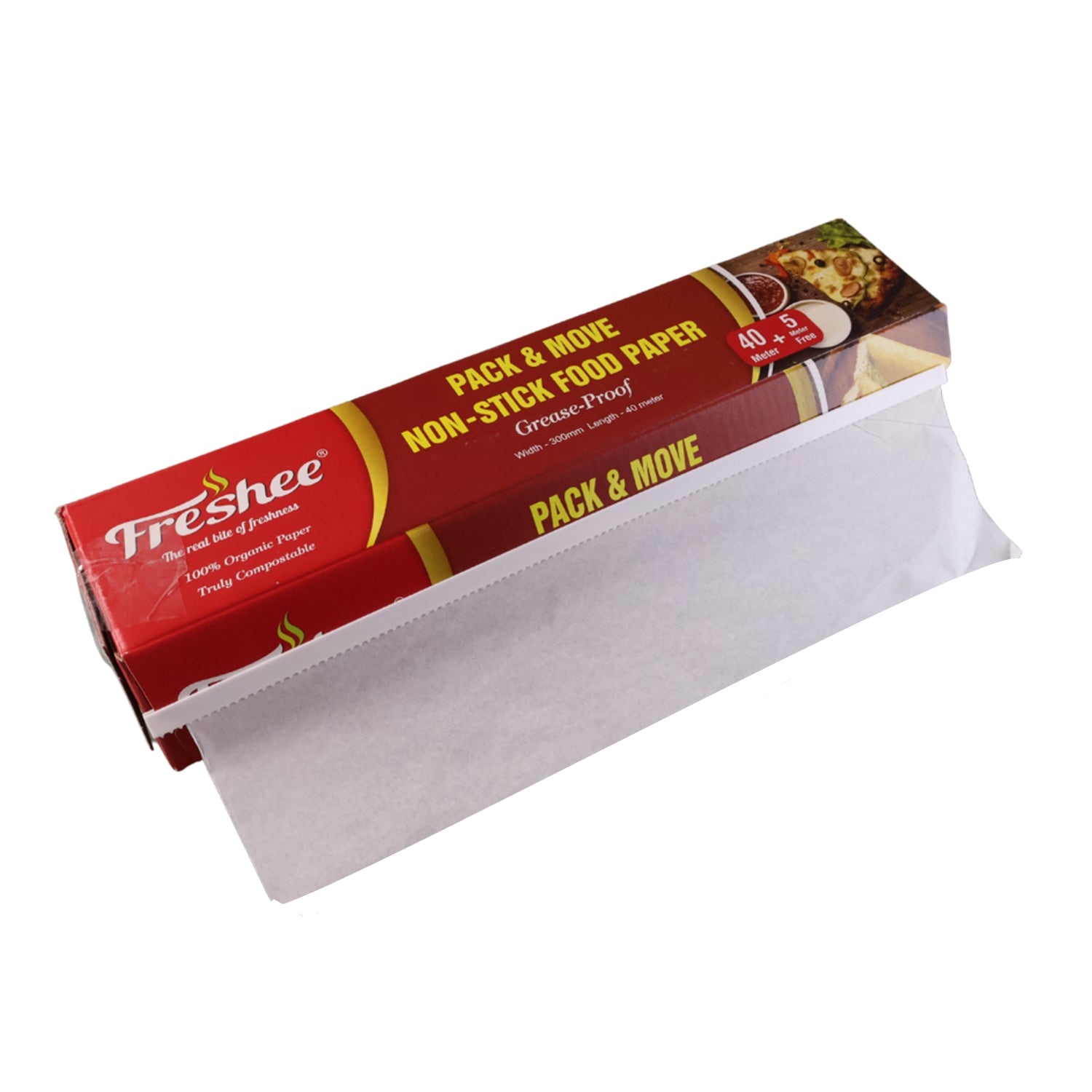 Freshee Pack  Move Non-stick Food Paper 40 Meter + 5 Meter Free (Total 45 Meter)