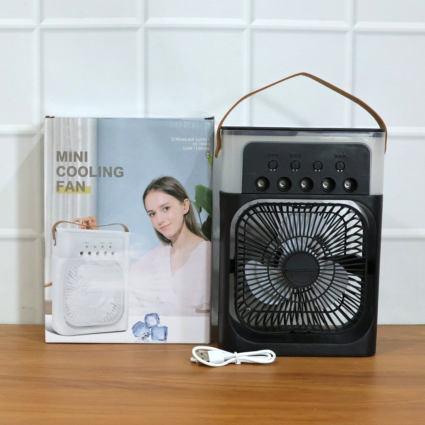Portable Usb Rechargeable Mini Cooling Fan (1 Pc) Wukusy