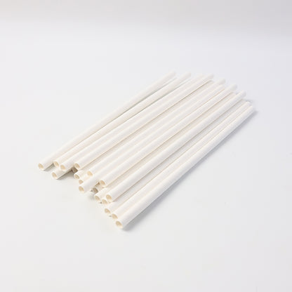 Paper Straw  Plain 6 Mm Diameter 200 Mm Length 50 Pcs Pack