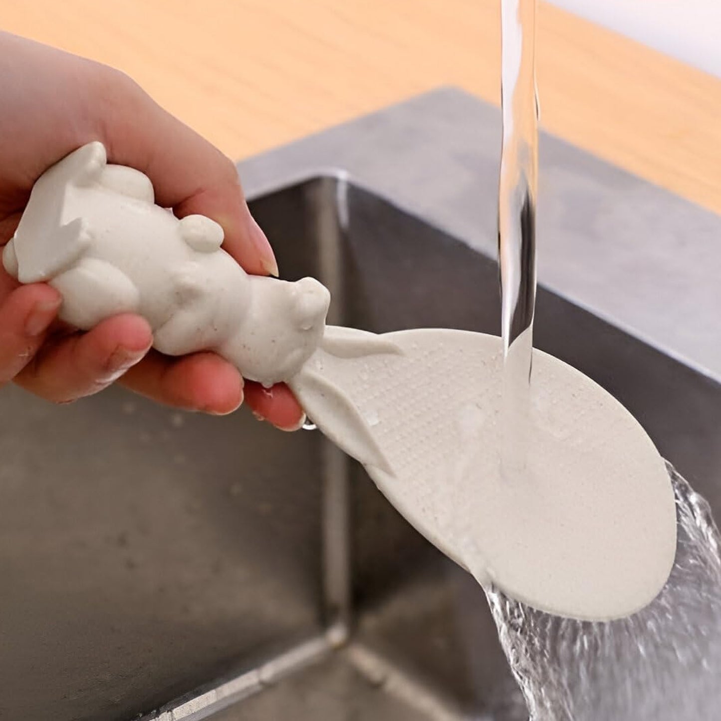 Cute Bunny Handle Non-stick Rice Serving Spoon (1 Pc)