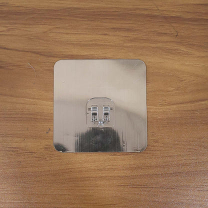 Self-adhesive Heavy-duty Plastic Wall Hook  1 Pc (8x8 Cm)