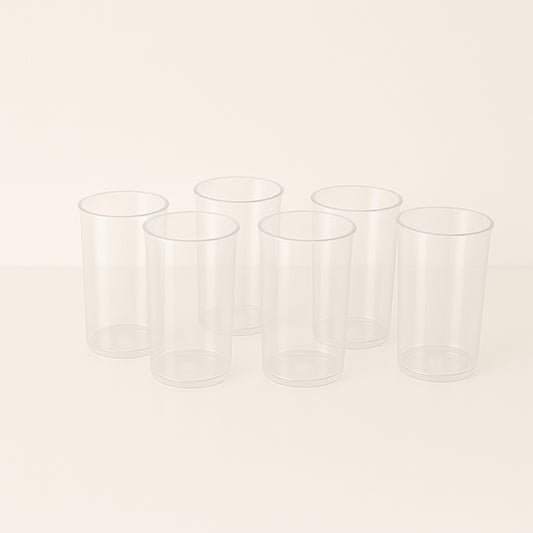 Supermom Martini Clear Glass Set (6 Pc)
