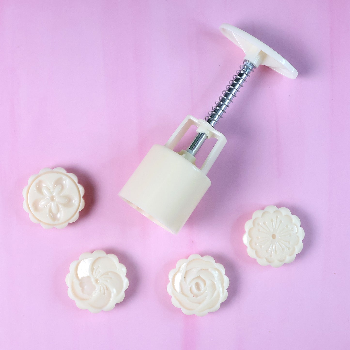 Spring Press Cookie  Pastry Mold - (Set)