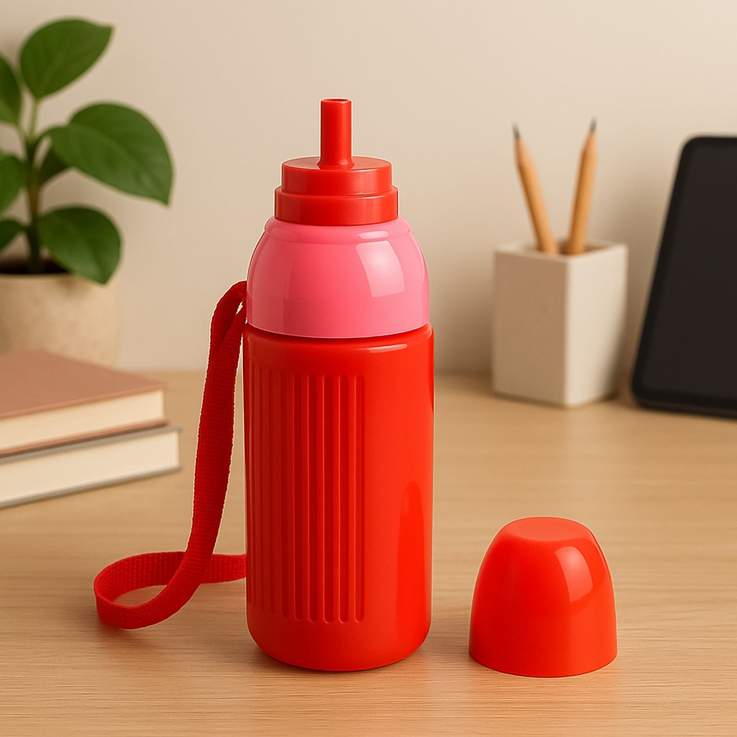 500ml Kids Insulated Plastic Water Bottle (1 Pc)