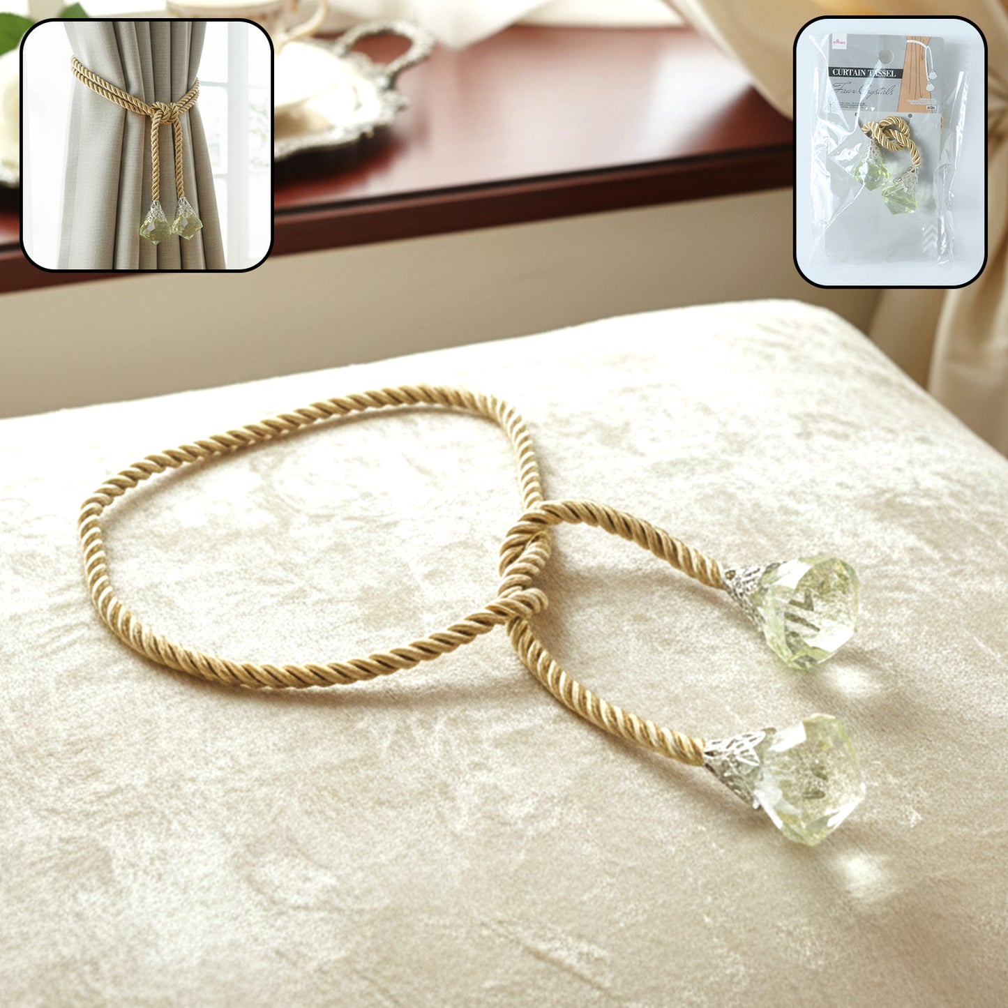 Luxury Decorative Curtain Tassel Tieback (1 Pc)
