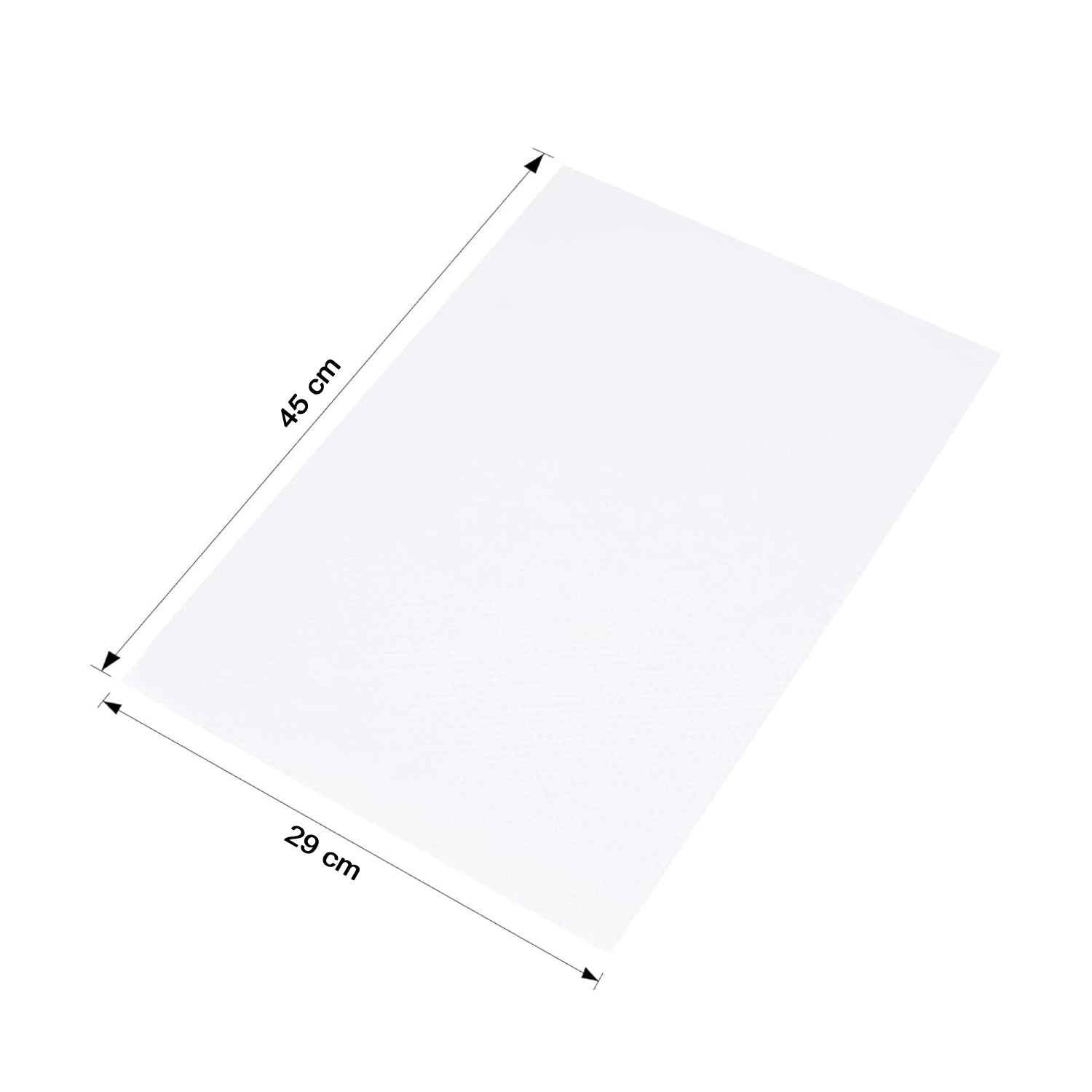 Transparent Plastic Fridge Mat 45  29 Cm (1 Pc)
