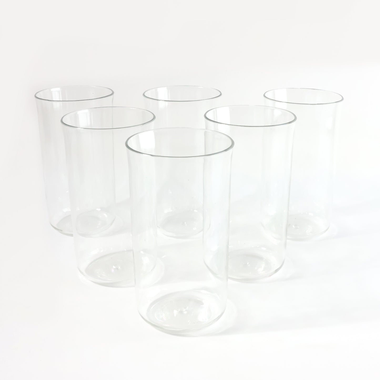 Glossy Plastic Glass Set (6 Pc  300 Ml)