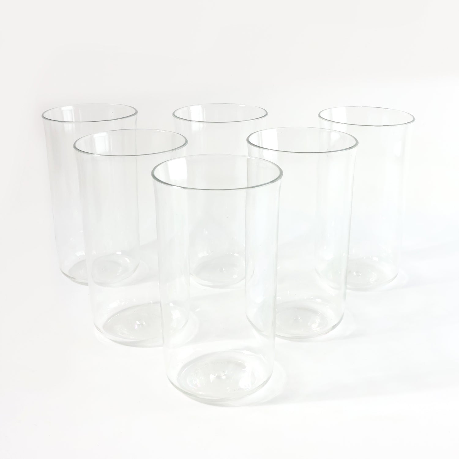 Glossy Plastic Glass Set (6 Pc  300 Ml)