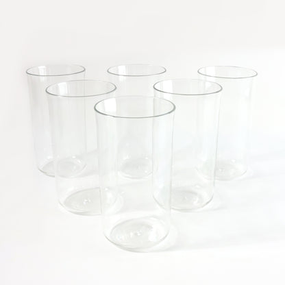 Glossy Plastic Glass Set (6 Pc  300 Ml)