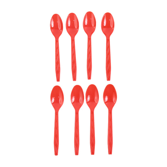 Reusable Home Dining Plastic Spoons (8 Pc)