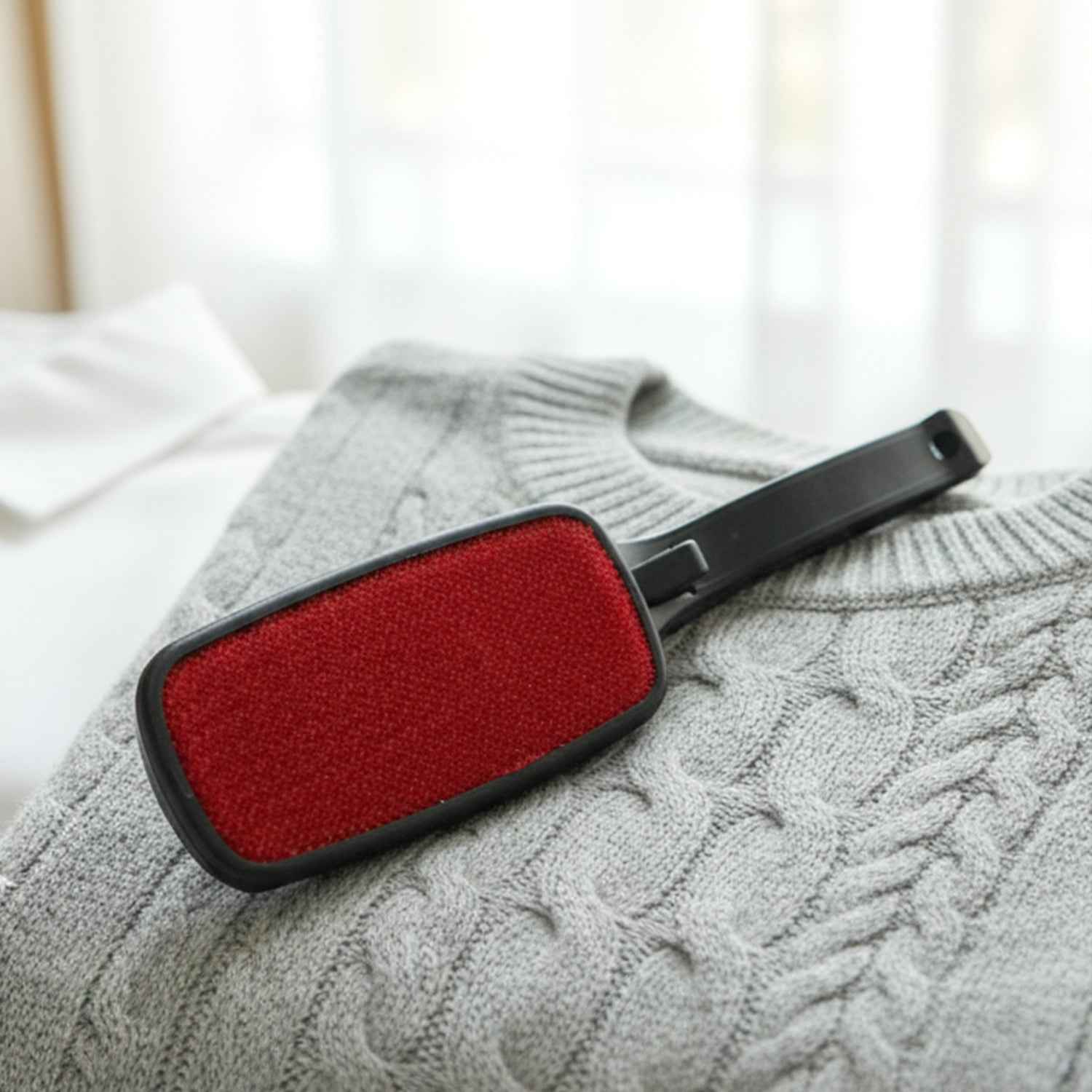 Reusable Double-sided Clothes Lint Remover Brush (1 Pc)