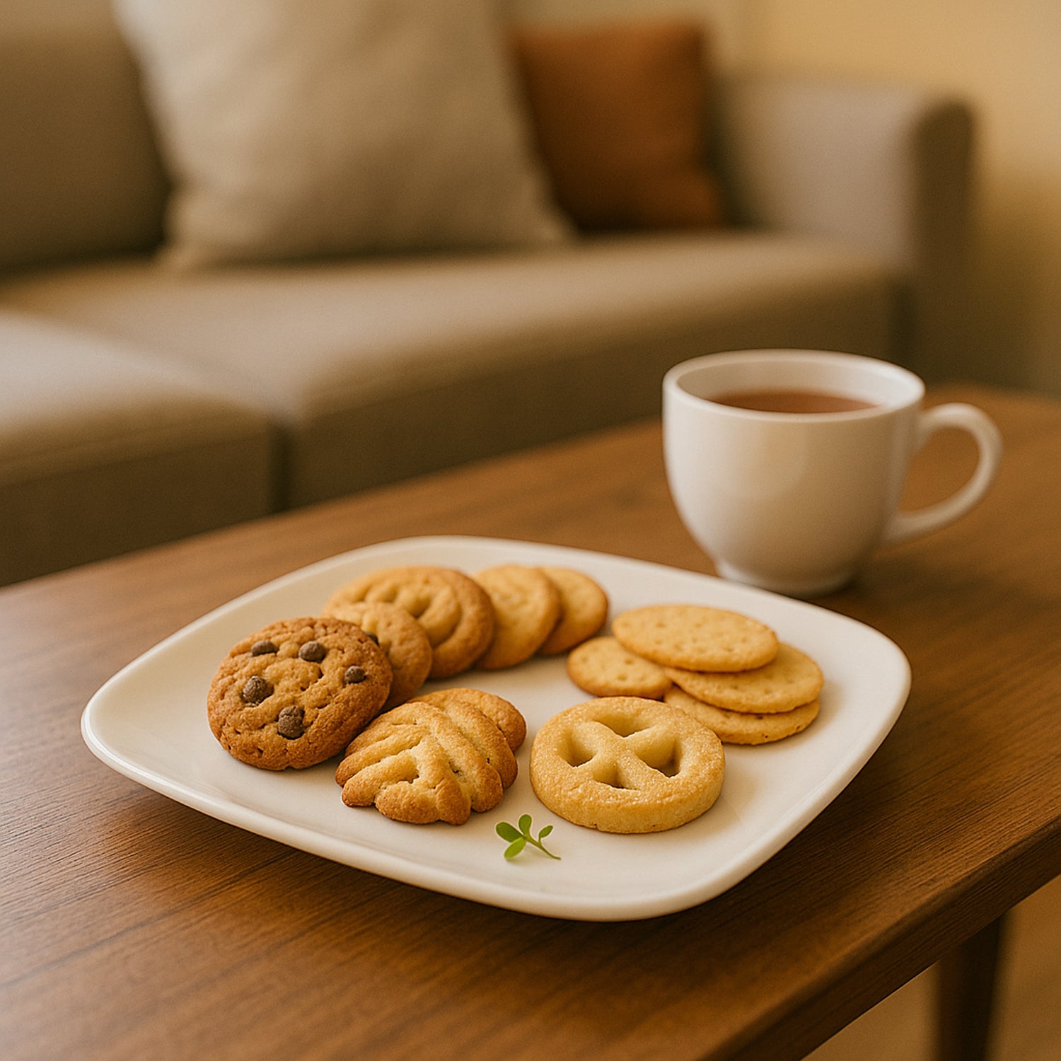 Premium Square Dinner Plate (28 Cm  1 Pc)