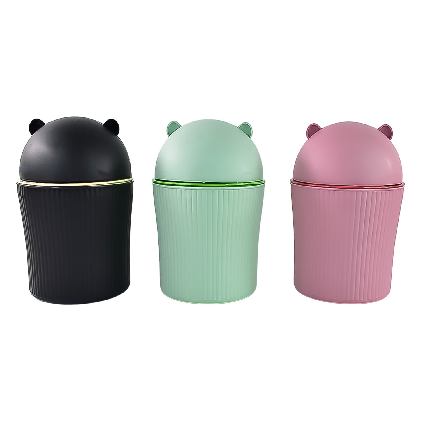 Apex Mini Tabletop Dustbin (1 Pc  1200 Ml  Mix Color)