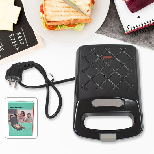 Sandwich Maker Makes Sandwich Non-stick Plates (1 Pc  500w)