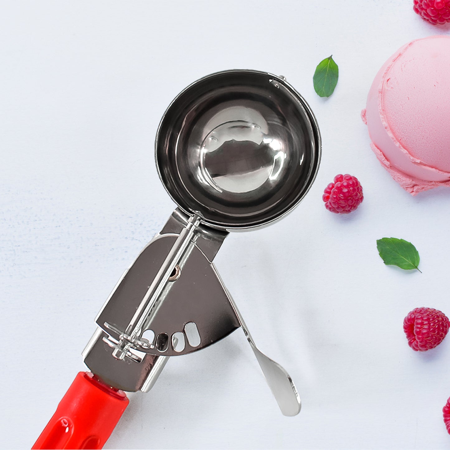 Apex Ice Cream Scoop  70 Ml Stainless Steel Head With Ergonomic Handle (1 Pc)