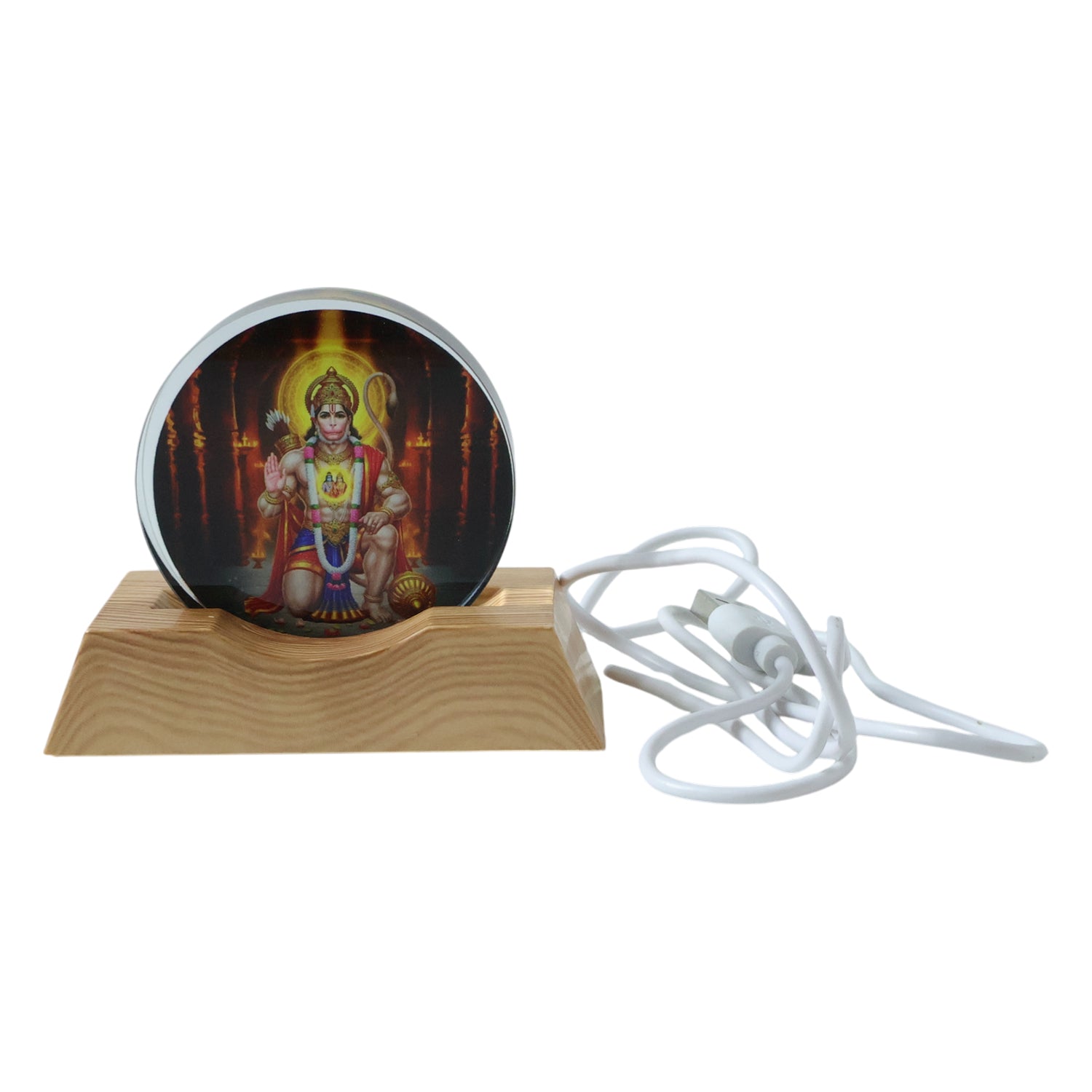 3d Creative Hanuman Ji Acrylic Led Night Lamp (1 Pc)