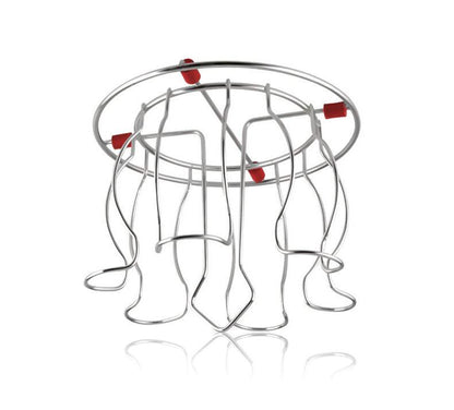 2134 Stainless Steel Glass Holder Glass Hanging Organizer For Kitchen Bars Pubs