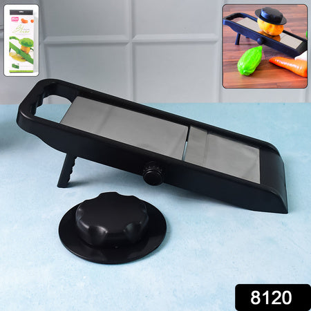 8120 Ganesh Adjustable Plastic Slicer 1-piece Blacksilver
