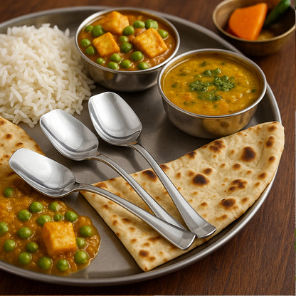 Stainless Steel Ice-cream Spoon - (3 Pc  Set)