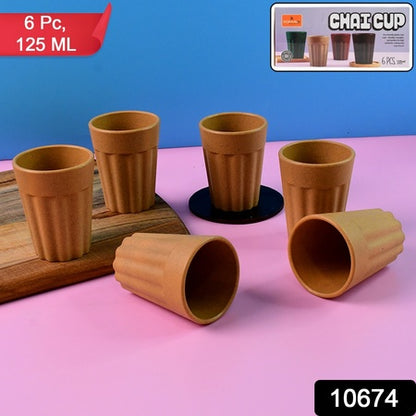 Konvex Traditional Chai Cups (125 Ml  6 Pc)