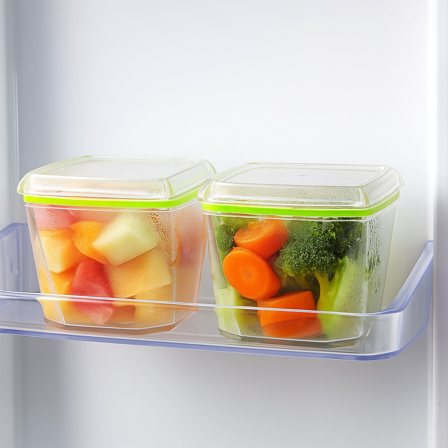 Food Storage Container Set With Leak-proof Lid (500 Ml  2 Pc)